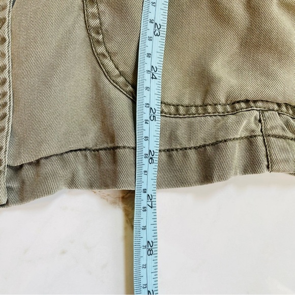 Max Jeans Army Green Military Style Sherpa Lined Utility Jacket Small Removable - Picture 11 of 11